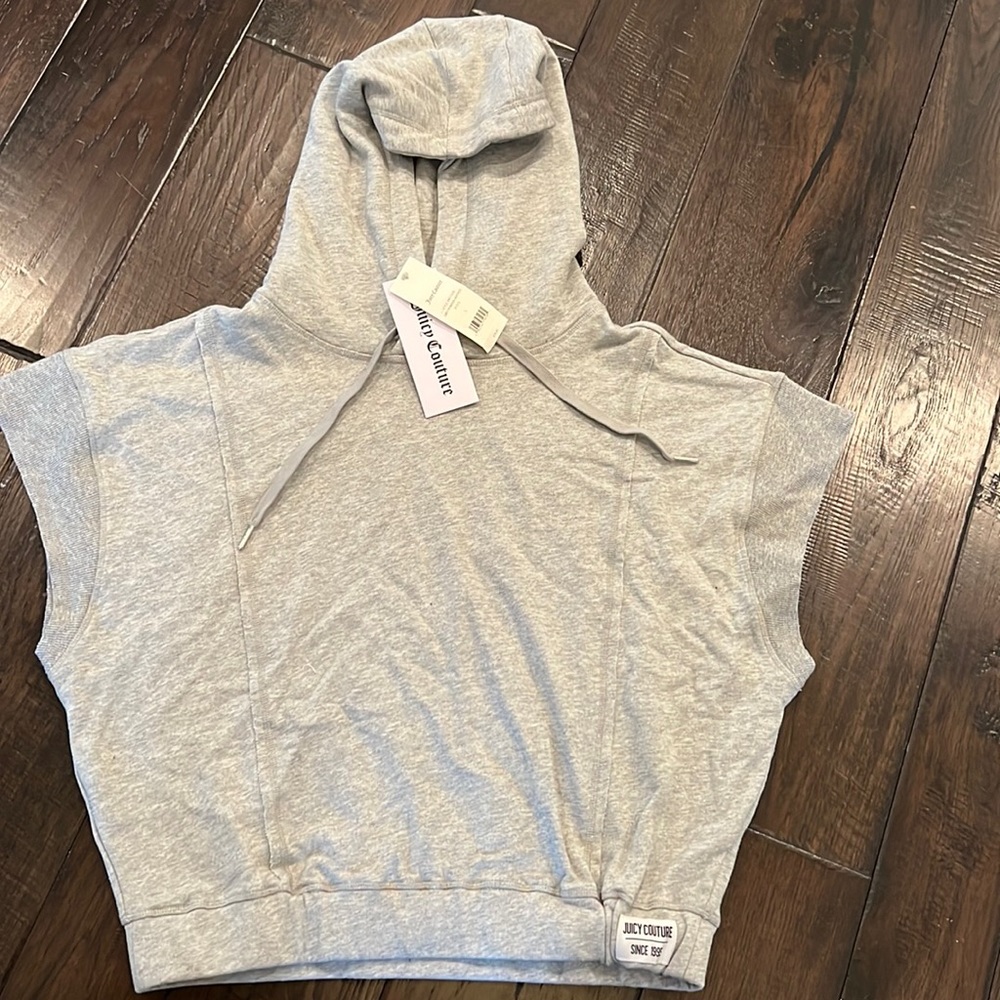 Womens JUICY COUTURE short sleeve hoodie